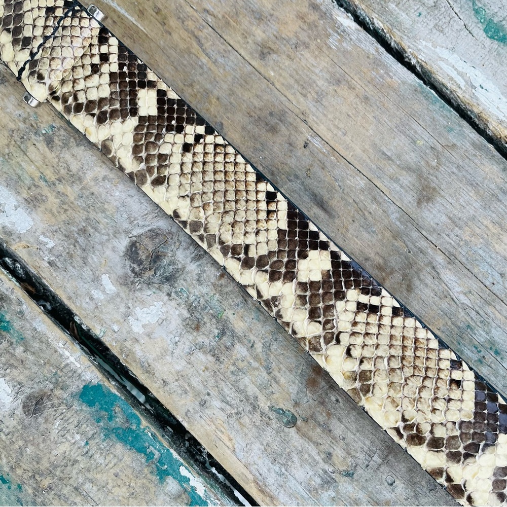 WCM Python leather Adjustable belt - Picture 14 of 16